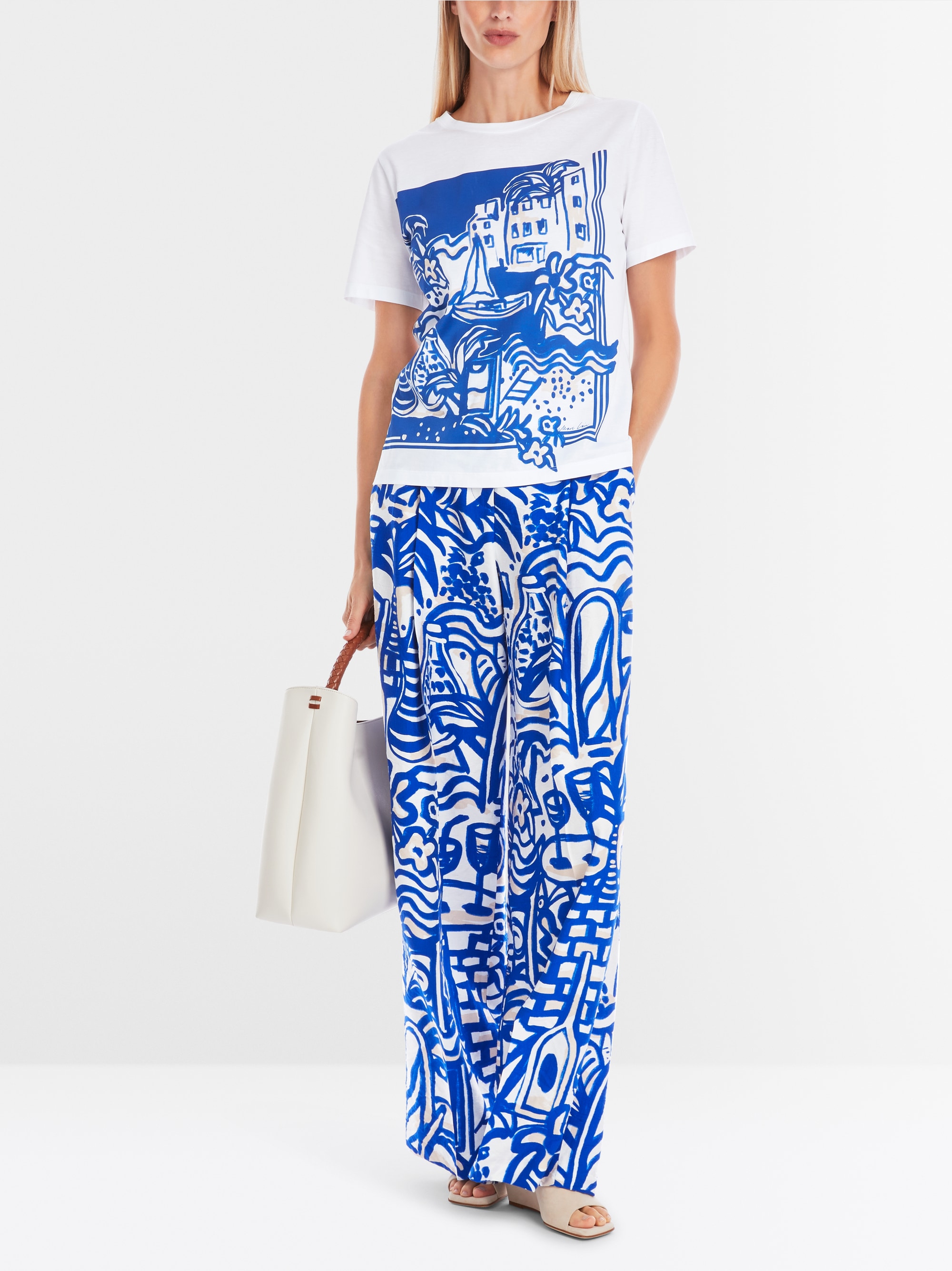 Marc-Cain Rethink Together printed T-shirt