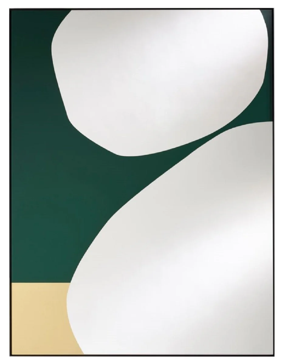 Casa Padrino espejo de pared de dise?o verde / oro 81 x H. 107 cm - Espejo de Sal¨®n - Espejo Guardarrop¨ªa - Calidad de Lujo