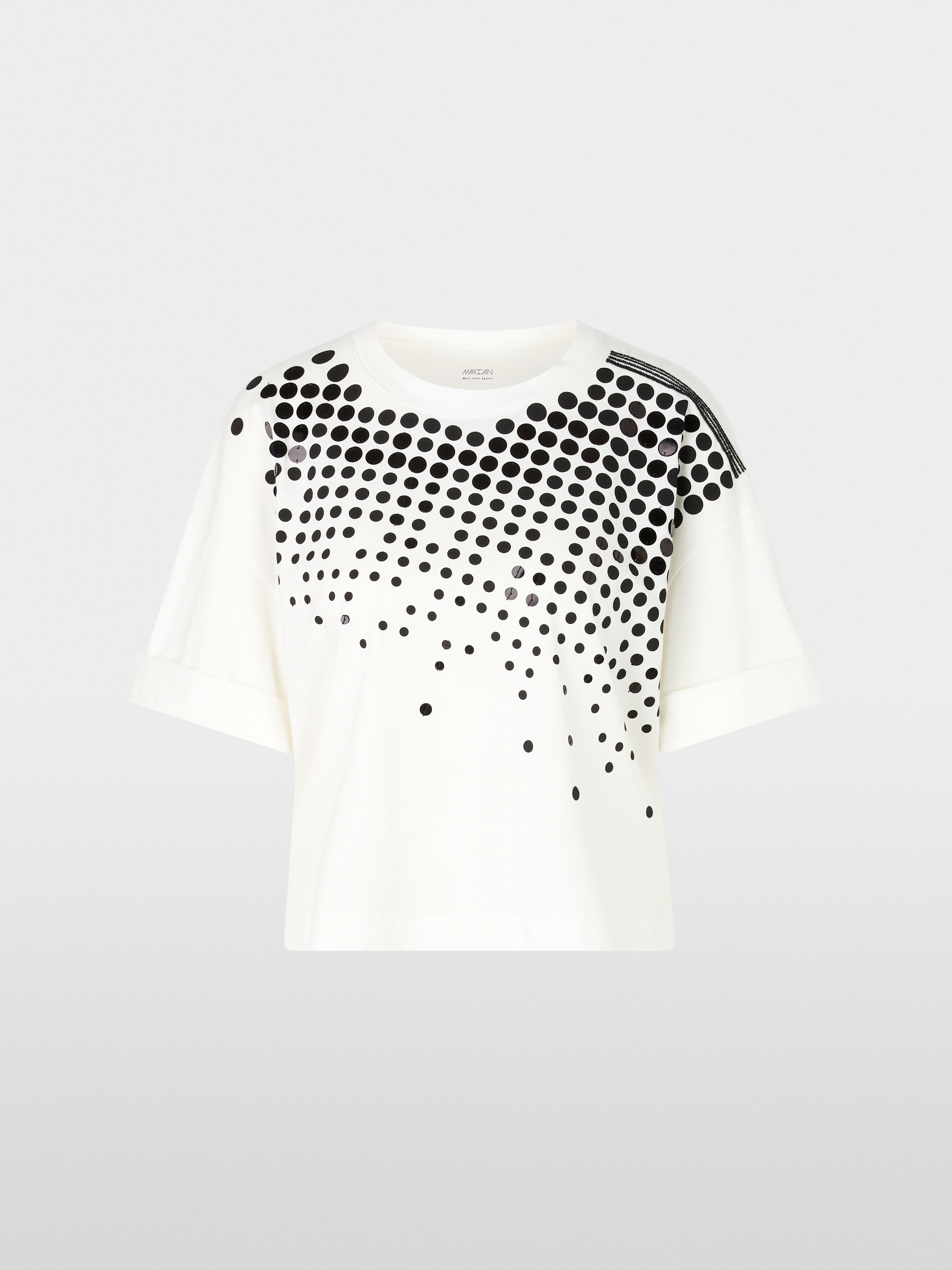 Marc-Cain Cropped T-shirt with graphic print