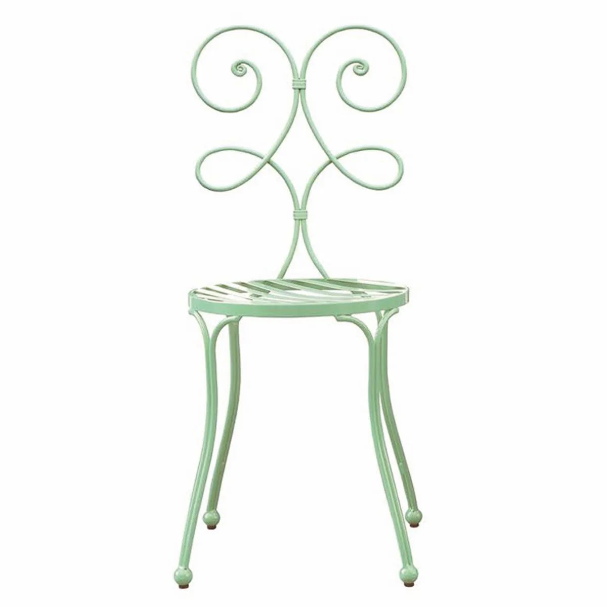 Casa Padrino silla de jard¨ªn Art Nouveau verde menta A. 85 cm - Muebles de Jard¨ªn Art Nouveau