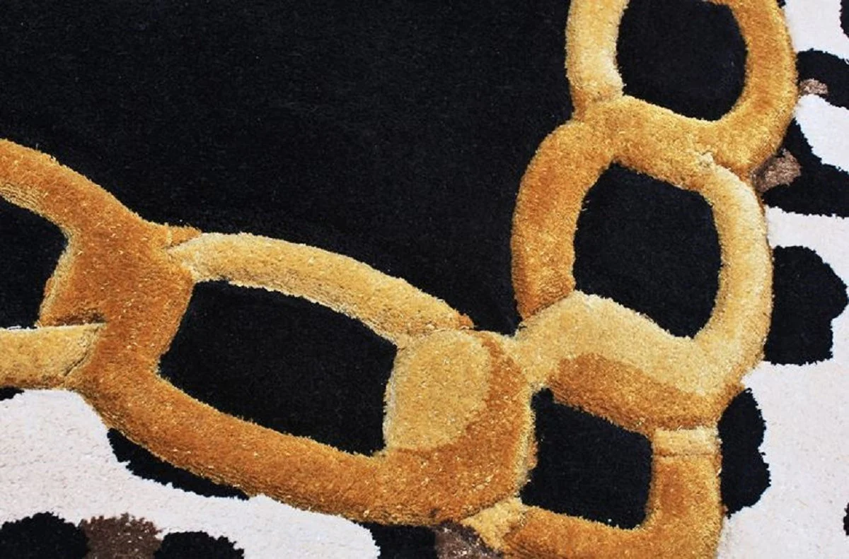 Casa Padrino Alfombra de Lujo con Diseño de Leopardo - Varios Tamaños