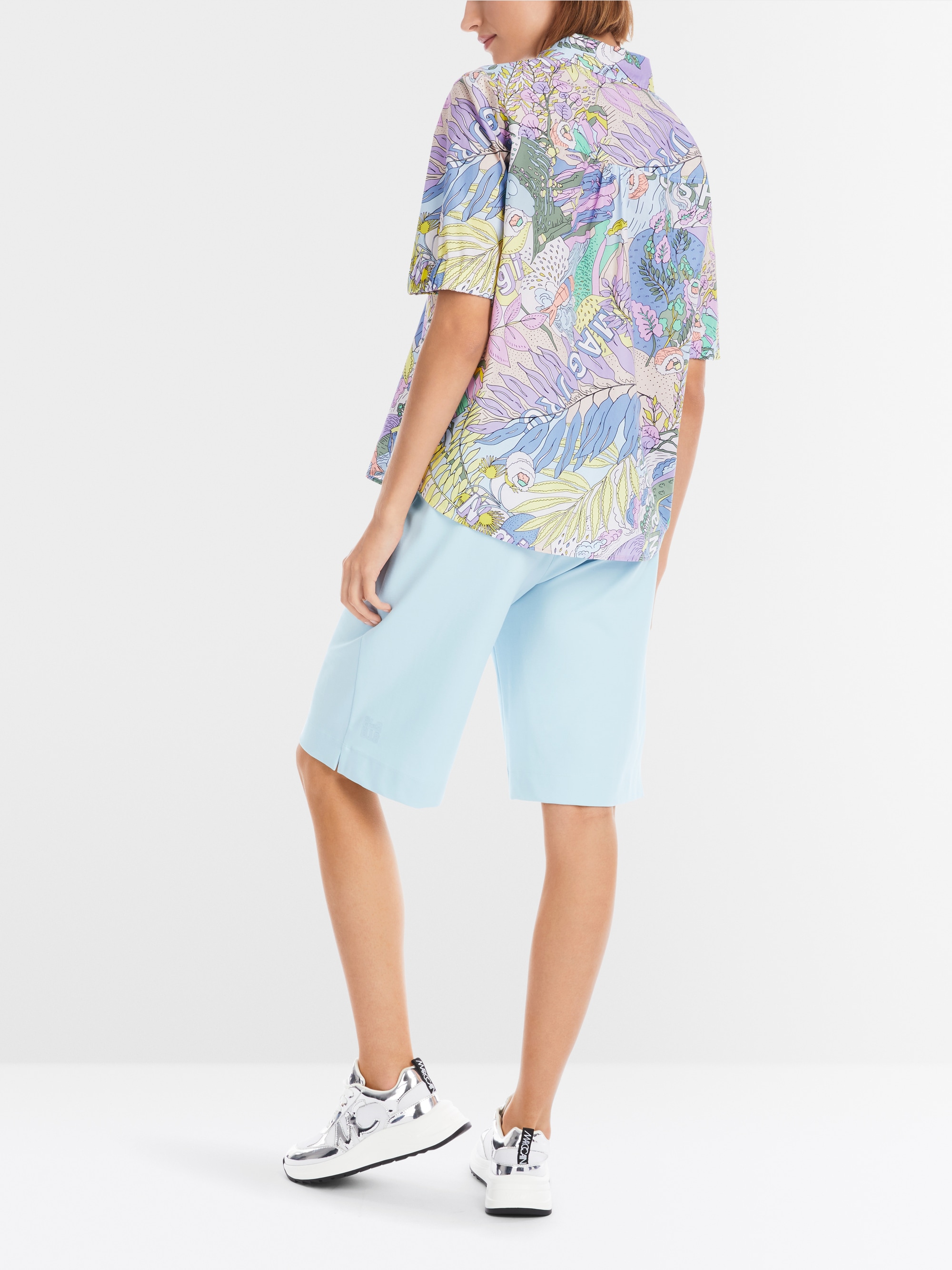 Marc-Cain Rethink Together printed blouse