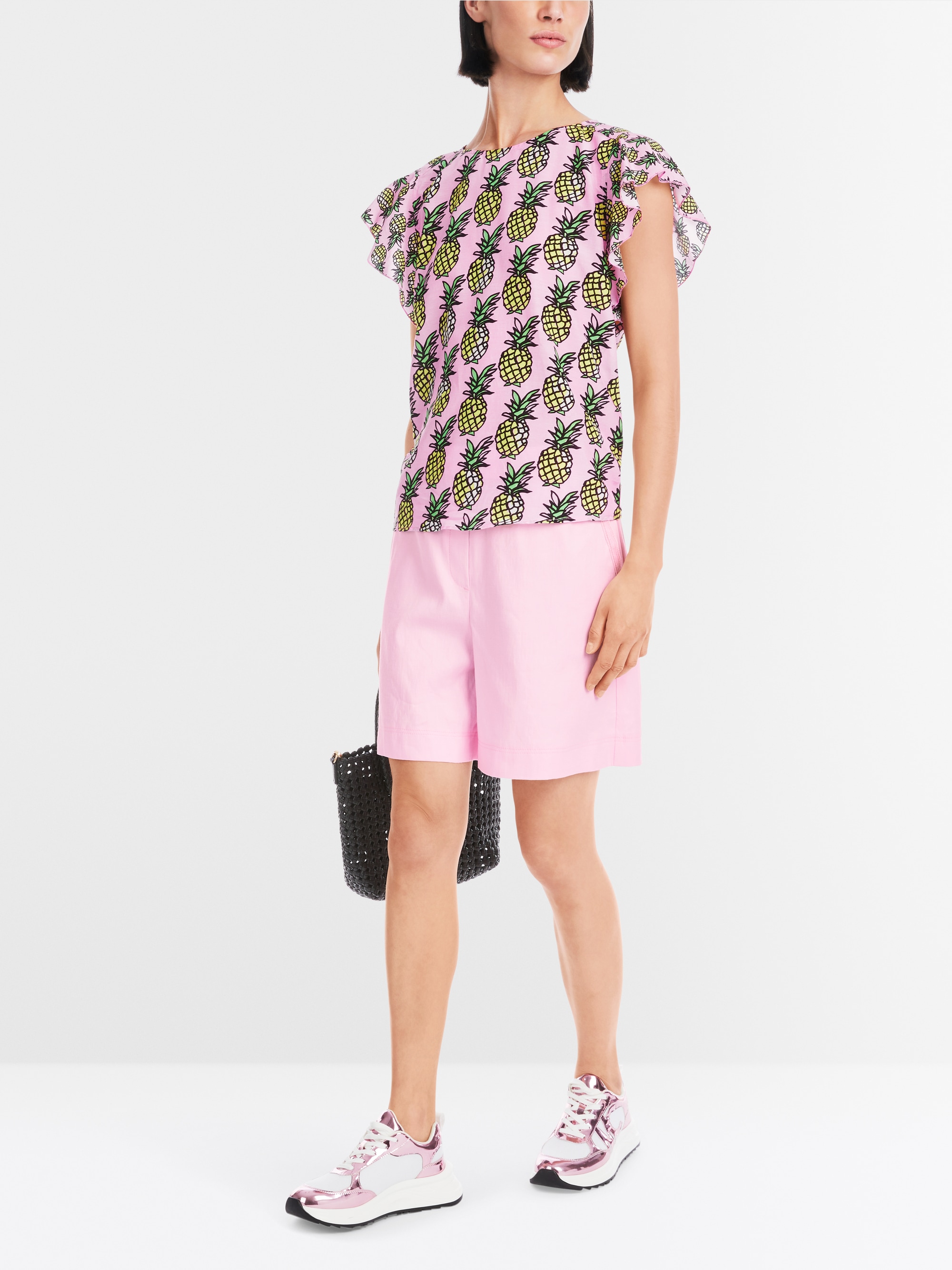 Marc-Cain Rethink Together printed blouse