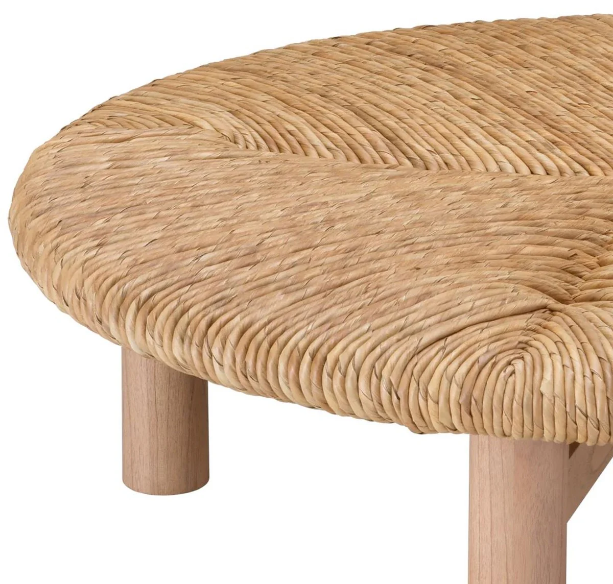 Casa Padrino mesa de centro de lujo natural ? 100 x A. 30,5 cm - Mesa de sal¨®n redonda - Muebles de sal¨®n - Muebles de lujo - Interiores de lujo