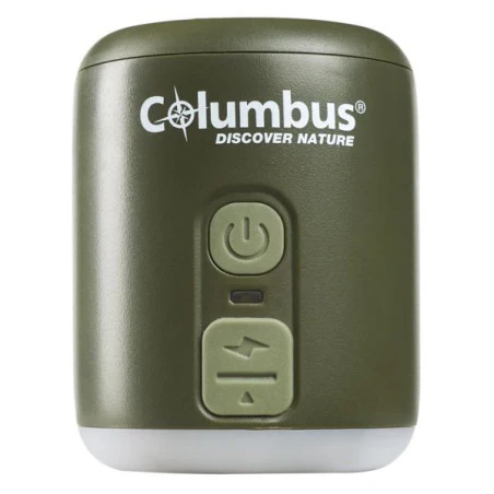 Columbus CLOUD - Minibomba recargable con lámpara