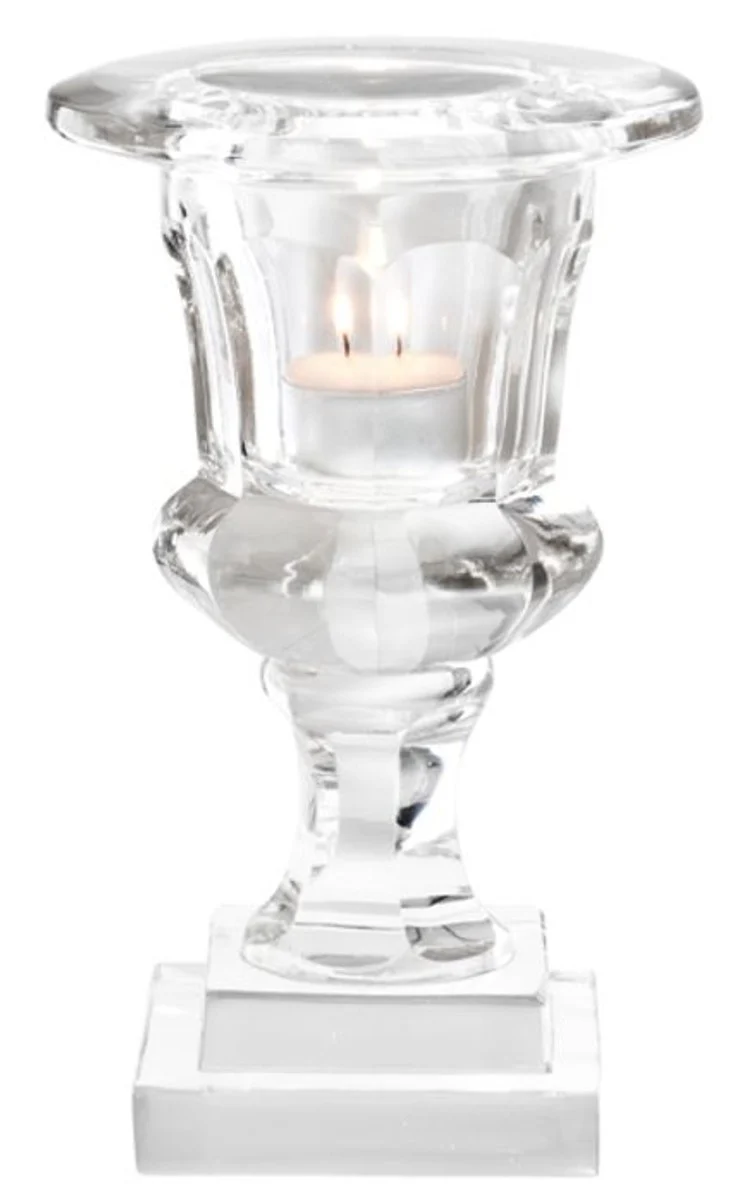 Portavelas de cristal de diseño Casa Padrino 12 x H. 19 cm - Accesorios gastronomía de lujo