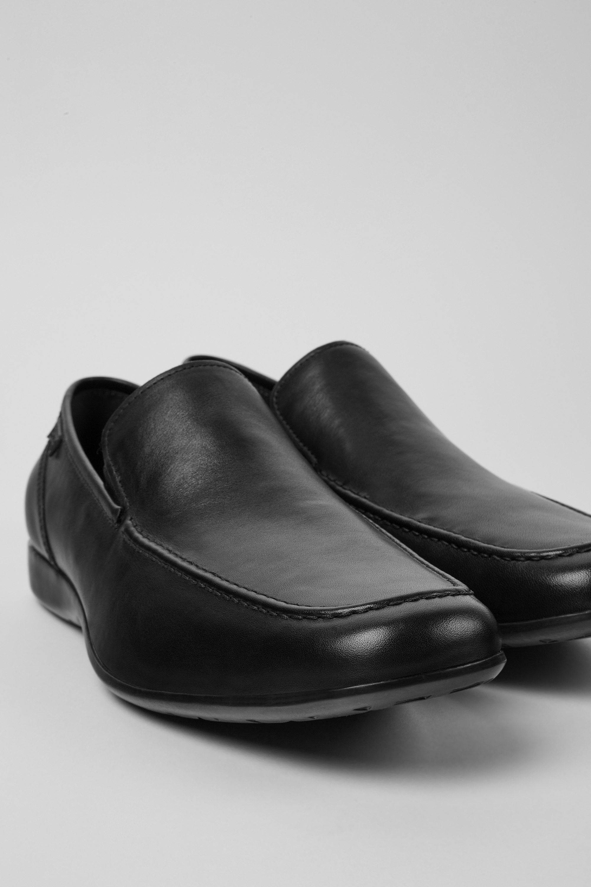 Mauro - Black moccasins for men