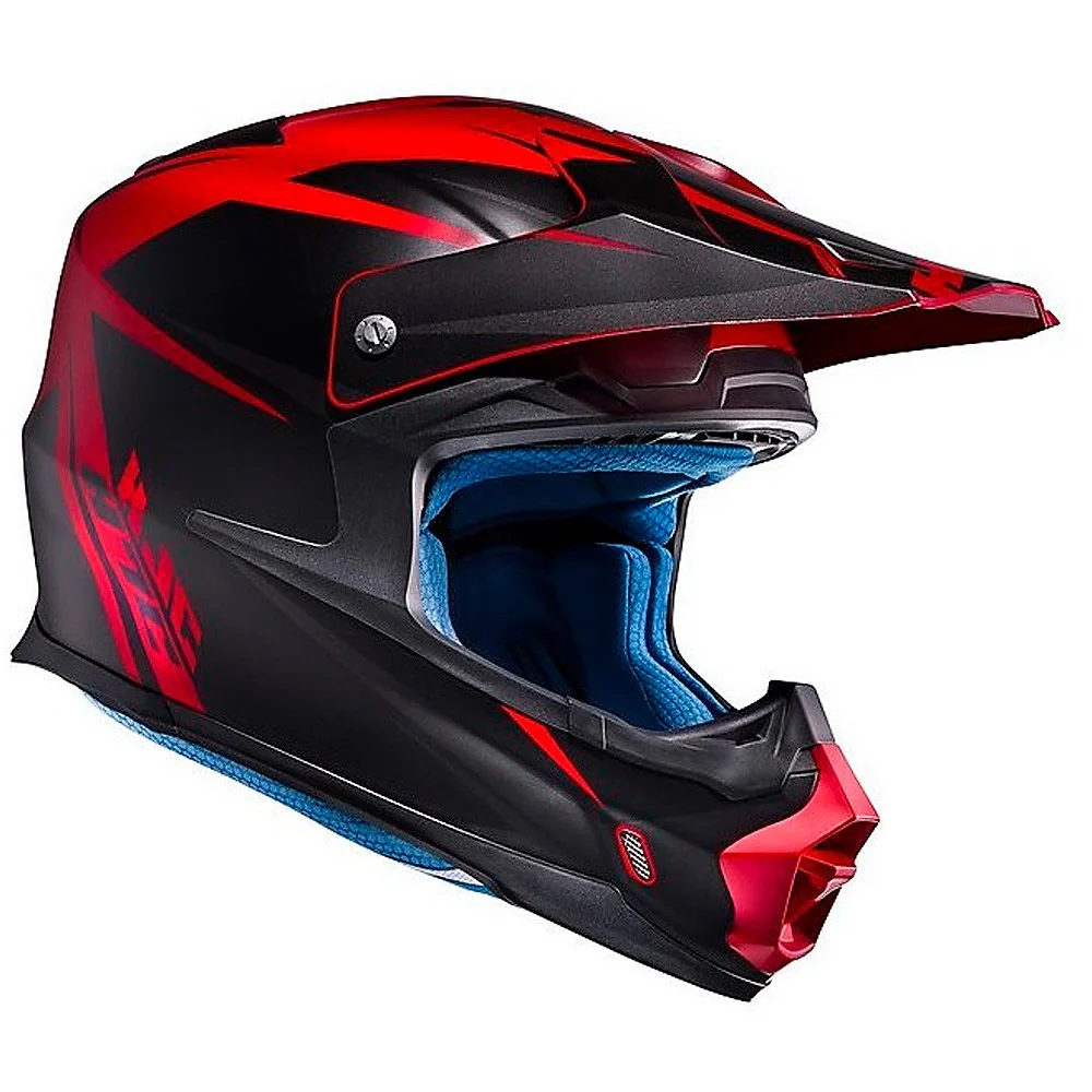 CASCO CROSS / ENDURO HJC FXCROSS AXIS NEGRO / ROJO