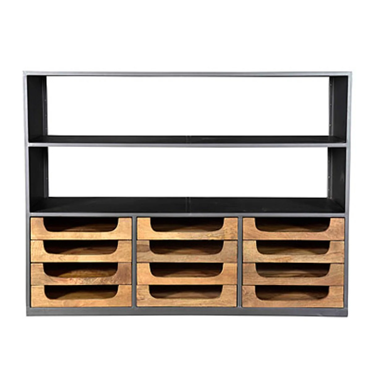 Mueble de buffet con cajones de dise?o Casa Padrino nature / marr¨®n gris 145 x 46 x 112 cm - Hotel M?bel