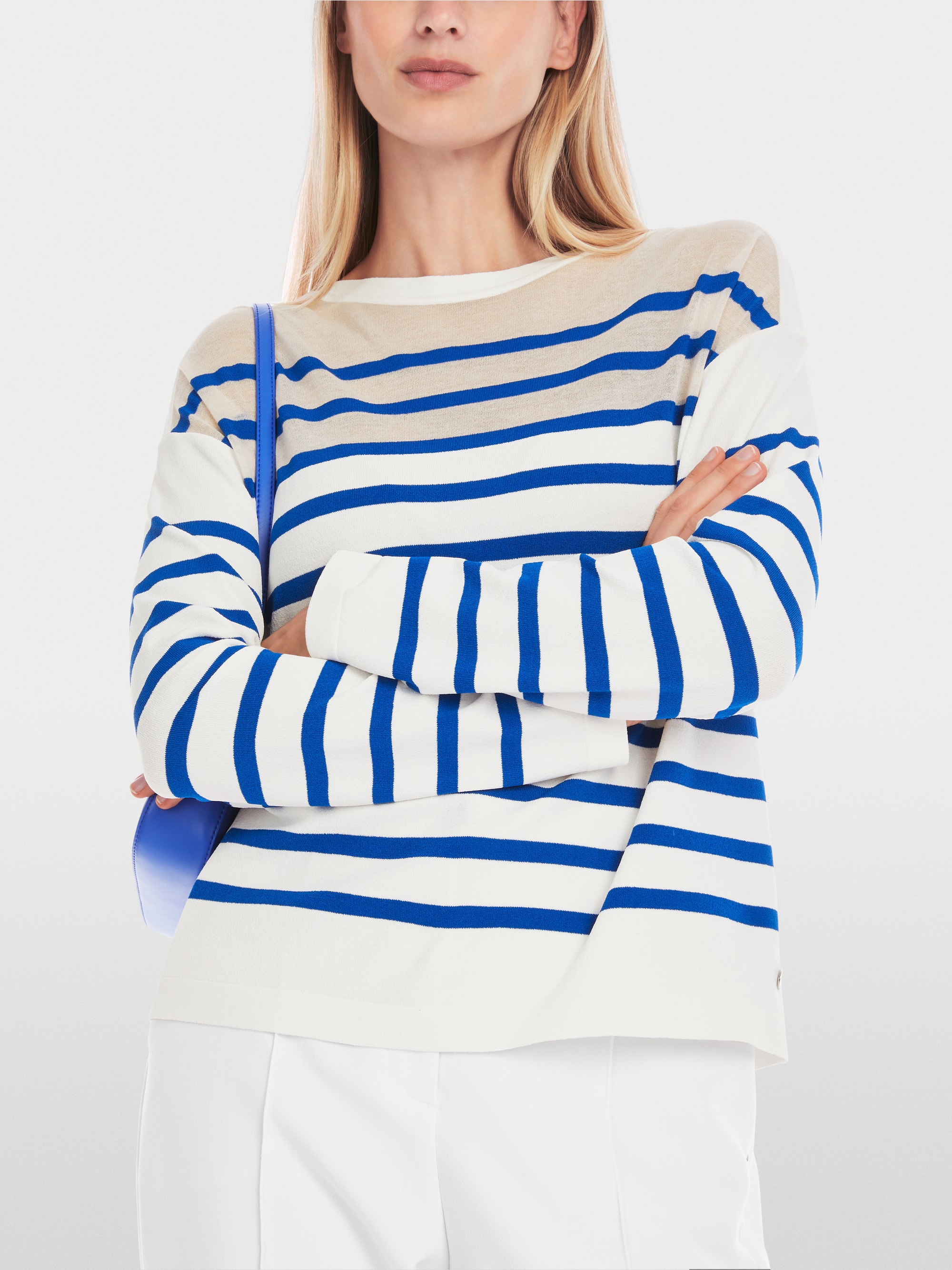 Marc-Cain Rethink Together striped jumper