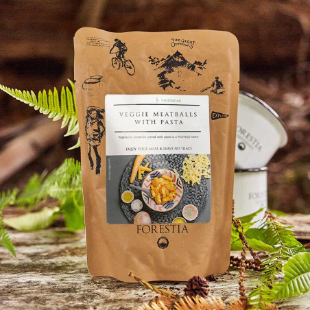 Pouch 350 g Forestia - Albóndigas vegetales con pasta