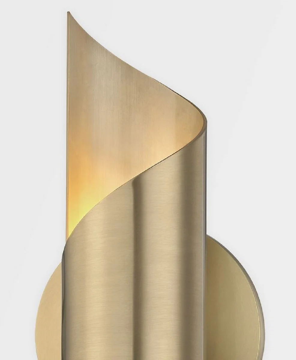 Casa Padrino l¨¢mpara de pared LED de lujo lat¨®n antiguo A. 24,77 cm