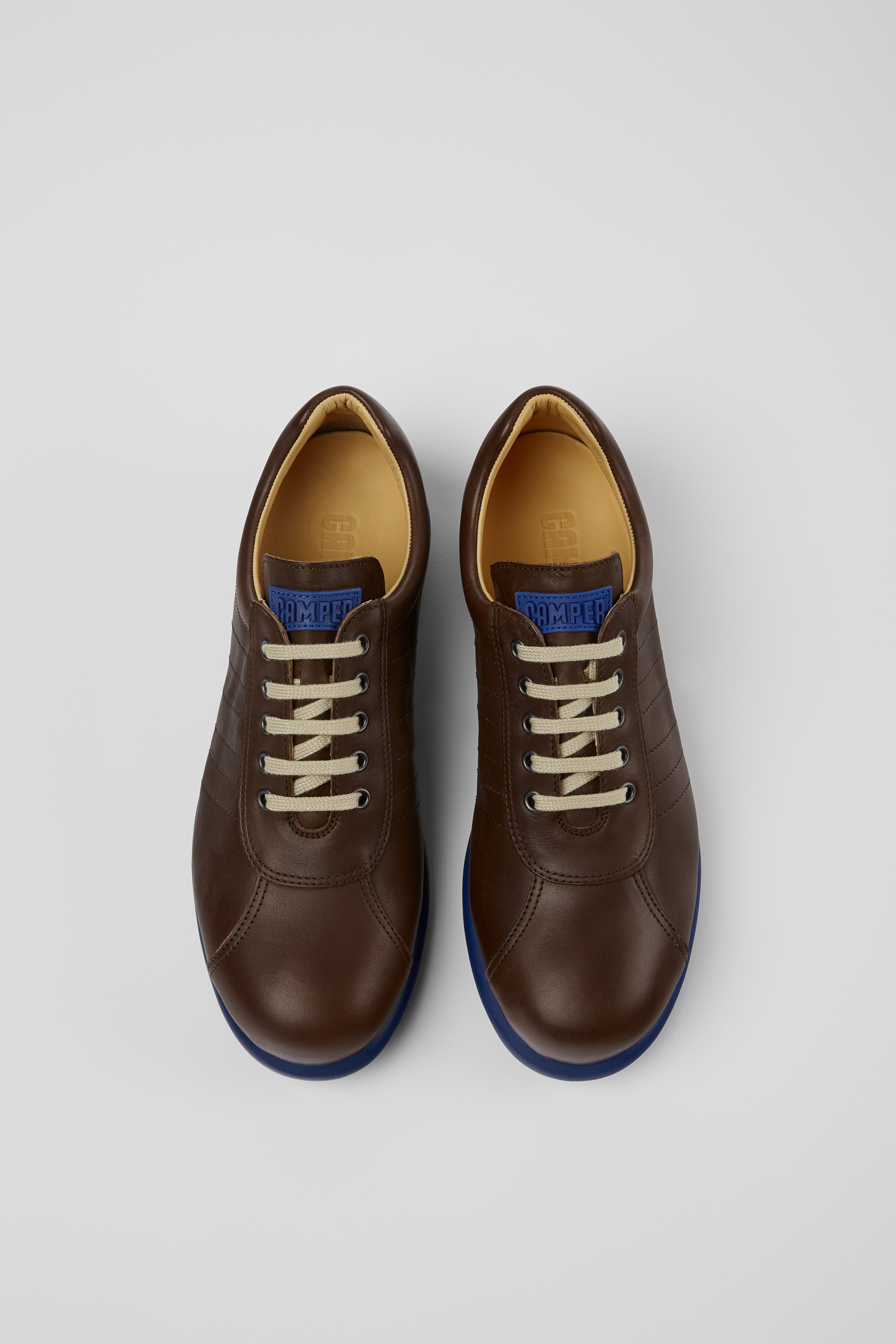 Pelotas - Brown leather shoes for men
