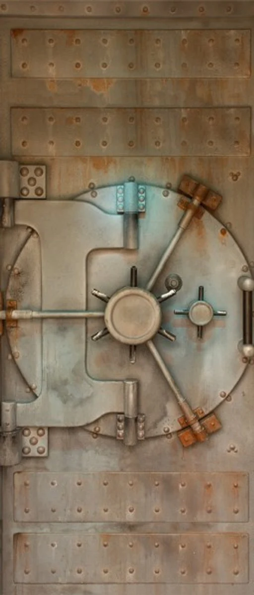 Door 2.0 XXL Wallpaper for doors 20010 Tresor Safe - self-adhesive eye-catcher for your home - door sticker wallpaper photo wallpaper photo door 2.0 XXL Wallpaper Mural