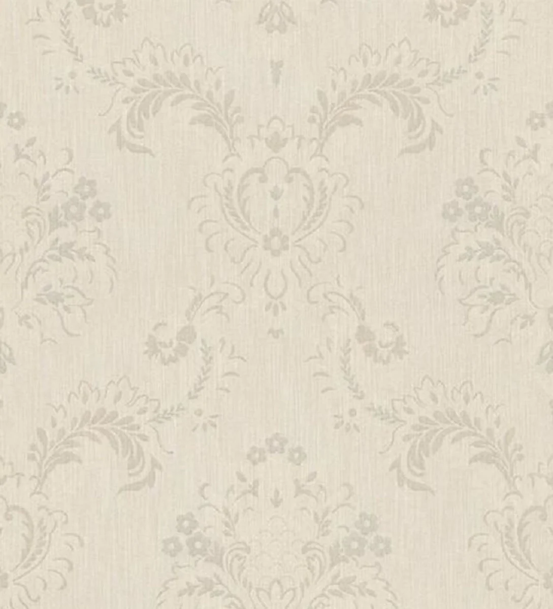 Casa Padrino papel tapiz textil barroco beige / gris 10,05 x 0,53 m - Papel Tapiz de la Sala de Estar de Alta Calidad en Estilo Barroco