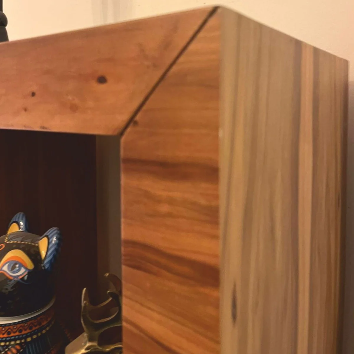 Casa Padrino armario de estanter¨ªa de madera maciza de lujo marr¨®n A. 170 cm - Pieza de exposici¨®n