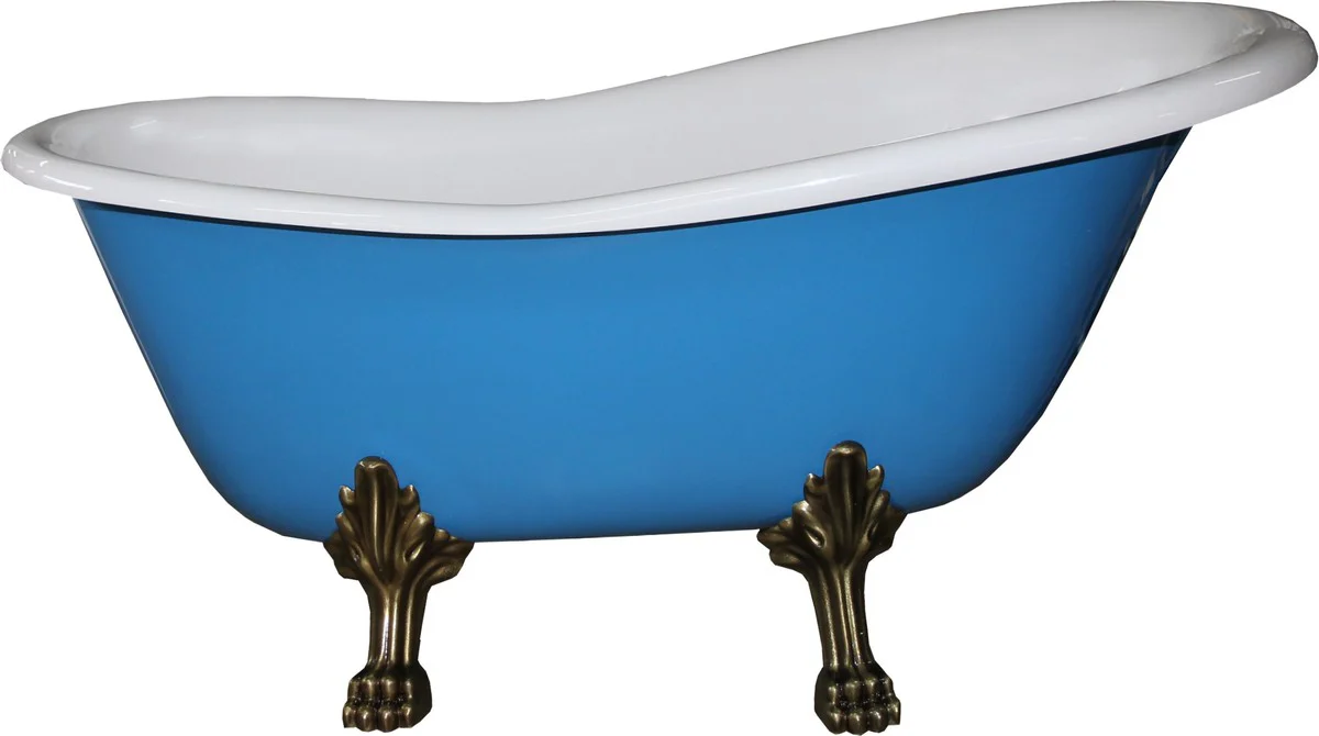 Lujo Individual Baño Azul Art Nouveau Roma Light / White / chatarra de oro 1470mm - baño Barroco - Mod1