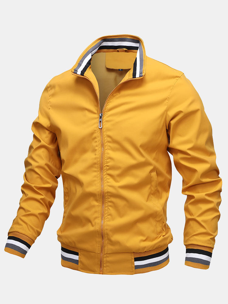 Zip Through Harrington Jacket