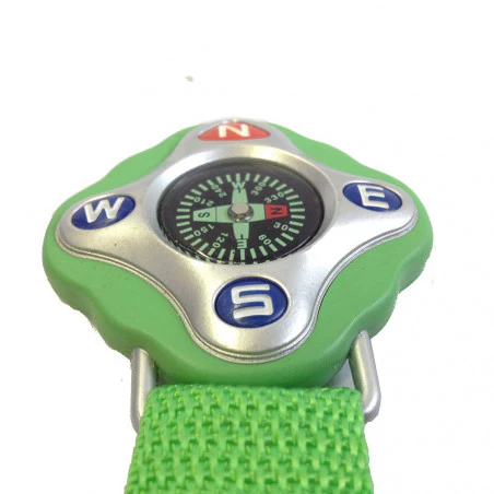 Brújula Hosa FLOTANTE COLGANTE llavero - verde