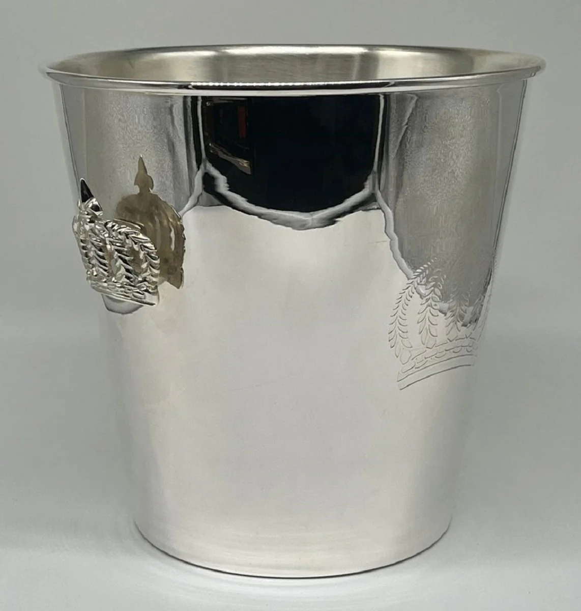 Pomp??s de Casa Padrino enfriador de champ¨¢n barroco de lujo plata A. 23 cm - dise?ado por Harald Gl??ckler