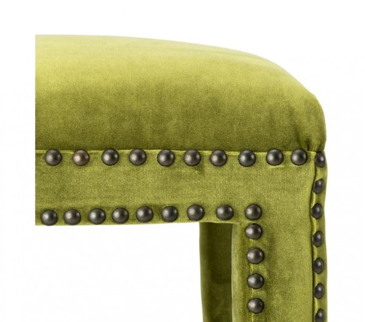 Casa Padrino luxury stool green 47 x 47 x H. 52.5 cm - Luxury Furniture