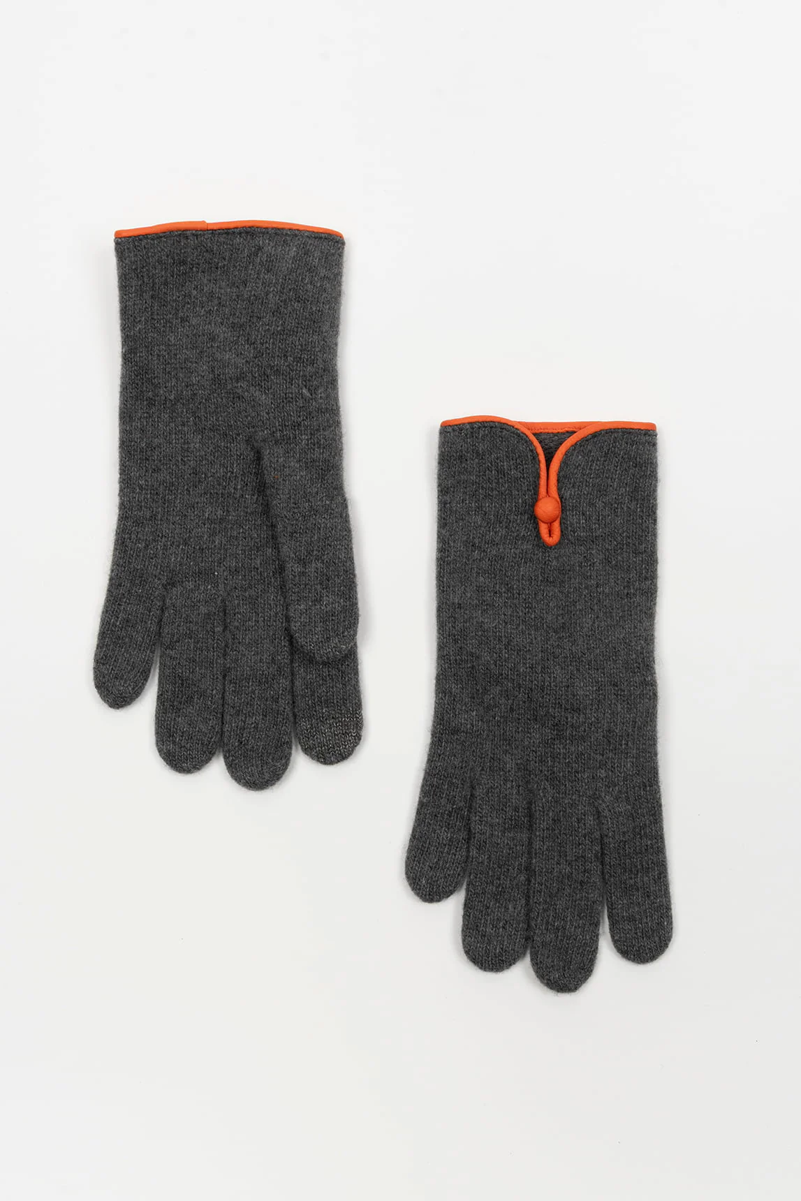 Rivera-spain Guantes Manon de lana y cashmere gris