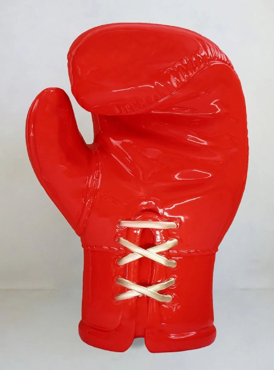 Casa Padrino guante de boxeo decorativo XXL rojo / oro A. 120 cm - Decoraci¨®n de sal¨®n y oficina