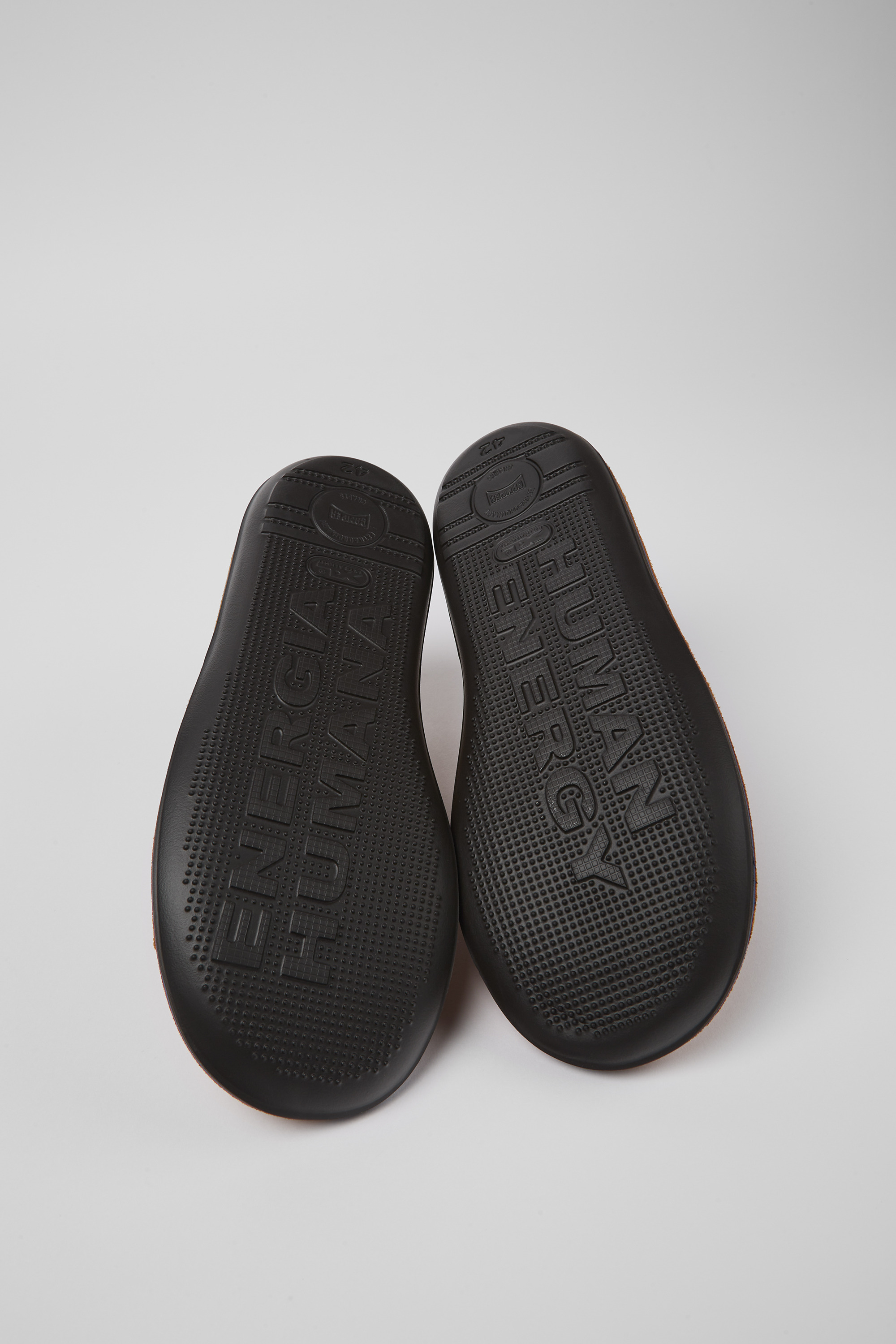 Beetle - Brown textile and nubuck shoes for men