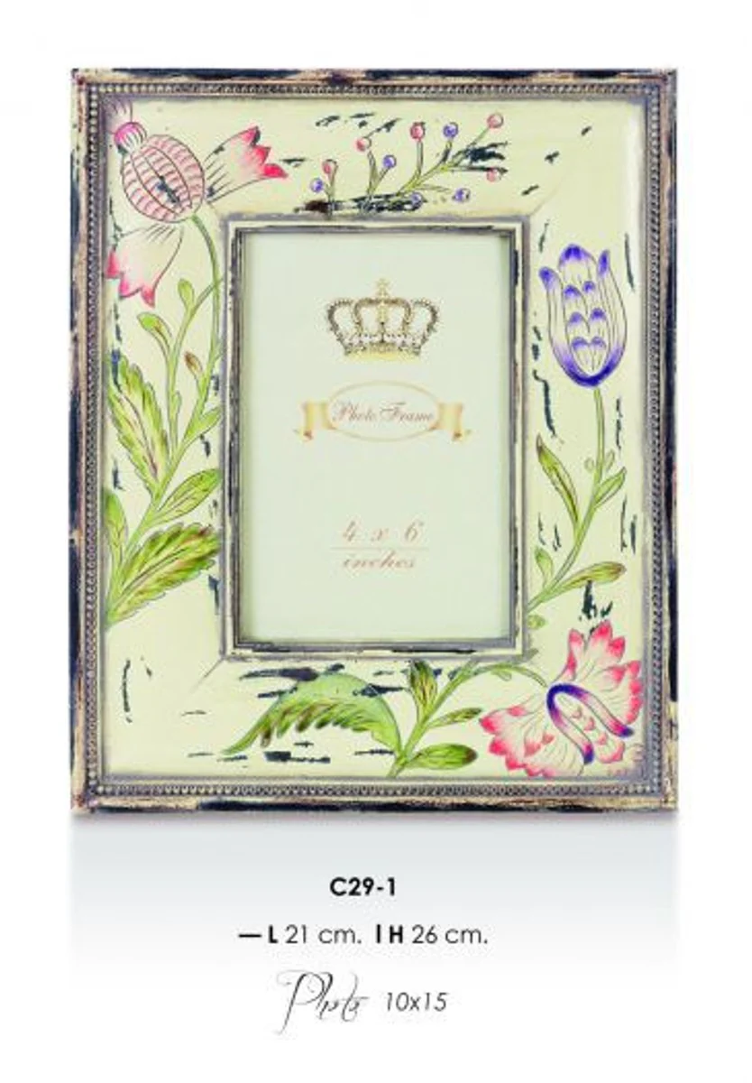 Casa Padrino baroque picture frame 26 x 21 cm antique look - Photo Frame Art Nouveau Antique style Mod AX13
