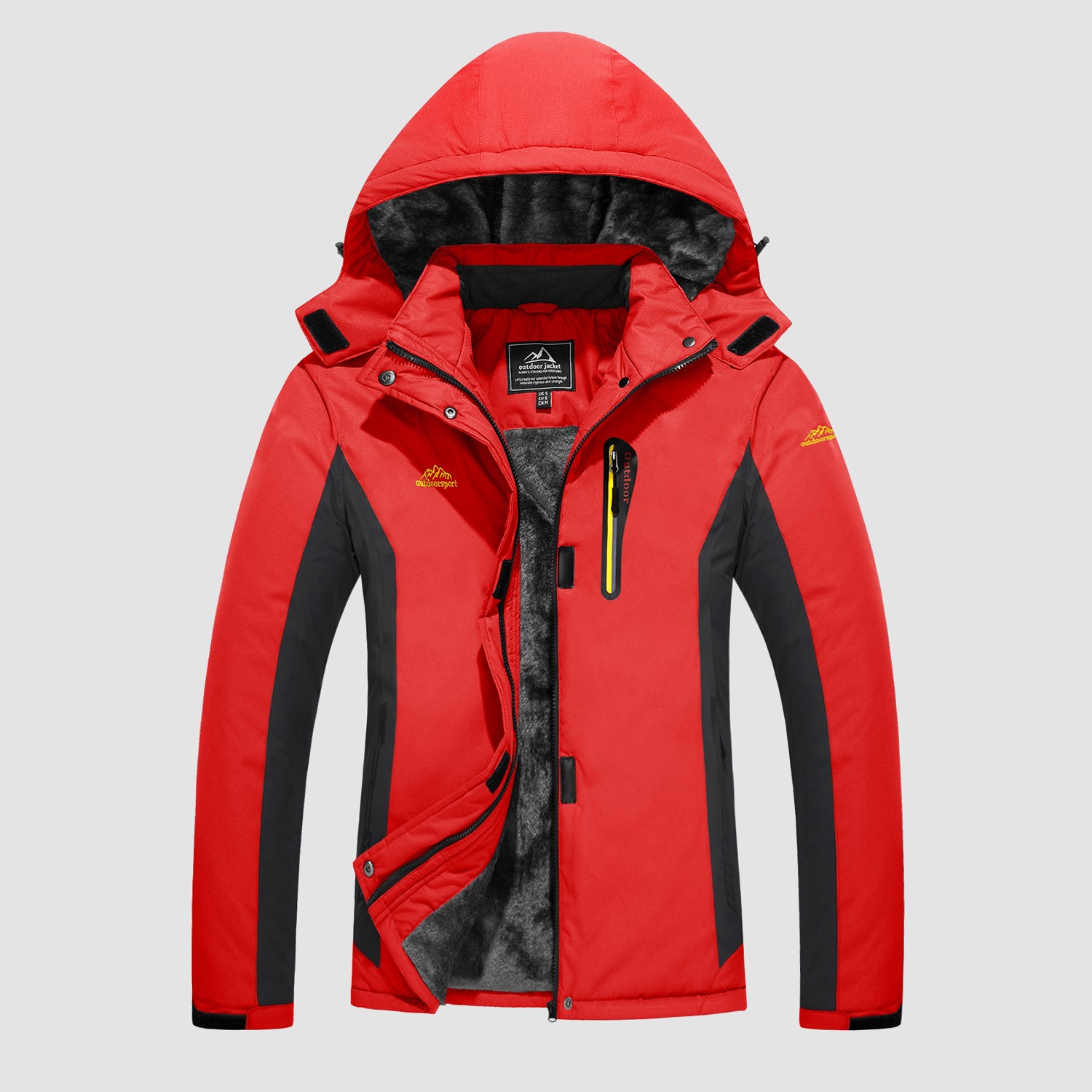 Women's Winter Coats Water Resistant Snow Ski Jacket Fleece Lined with Hood