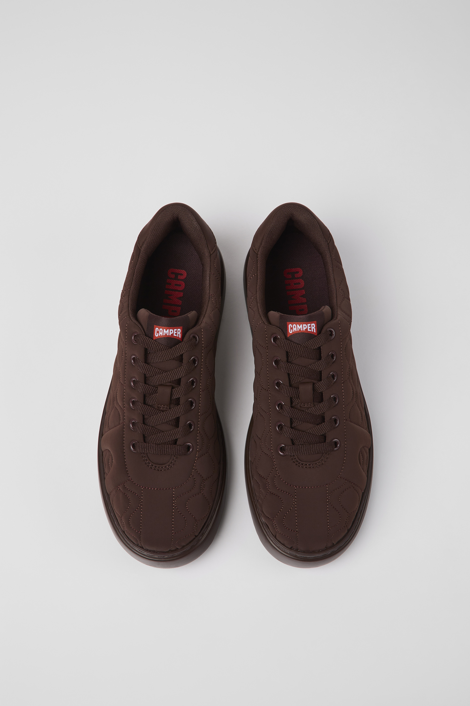 Runner K21 - Burgundy textile sneakers for men