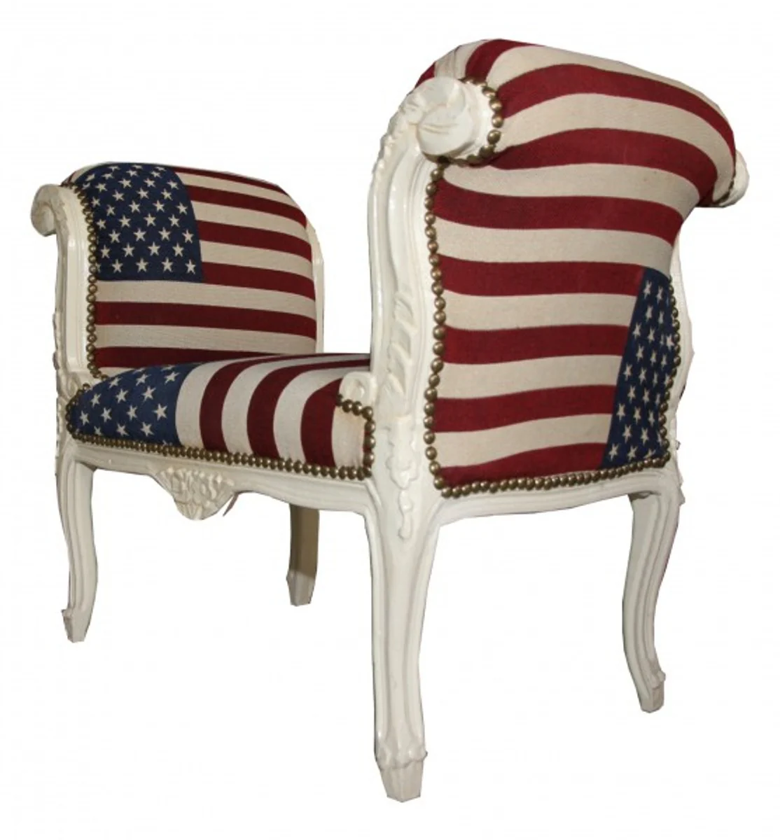Heces barroco heces EE.UU. Dise?o / Crema - Banco de la bandera de EE.UU.