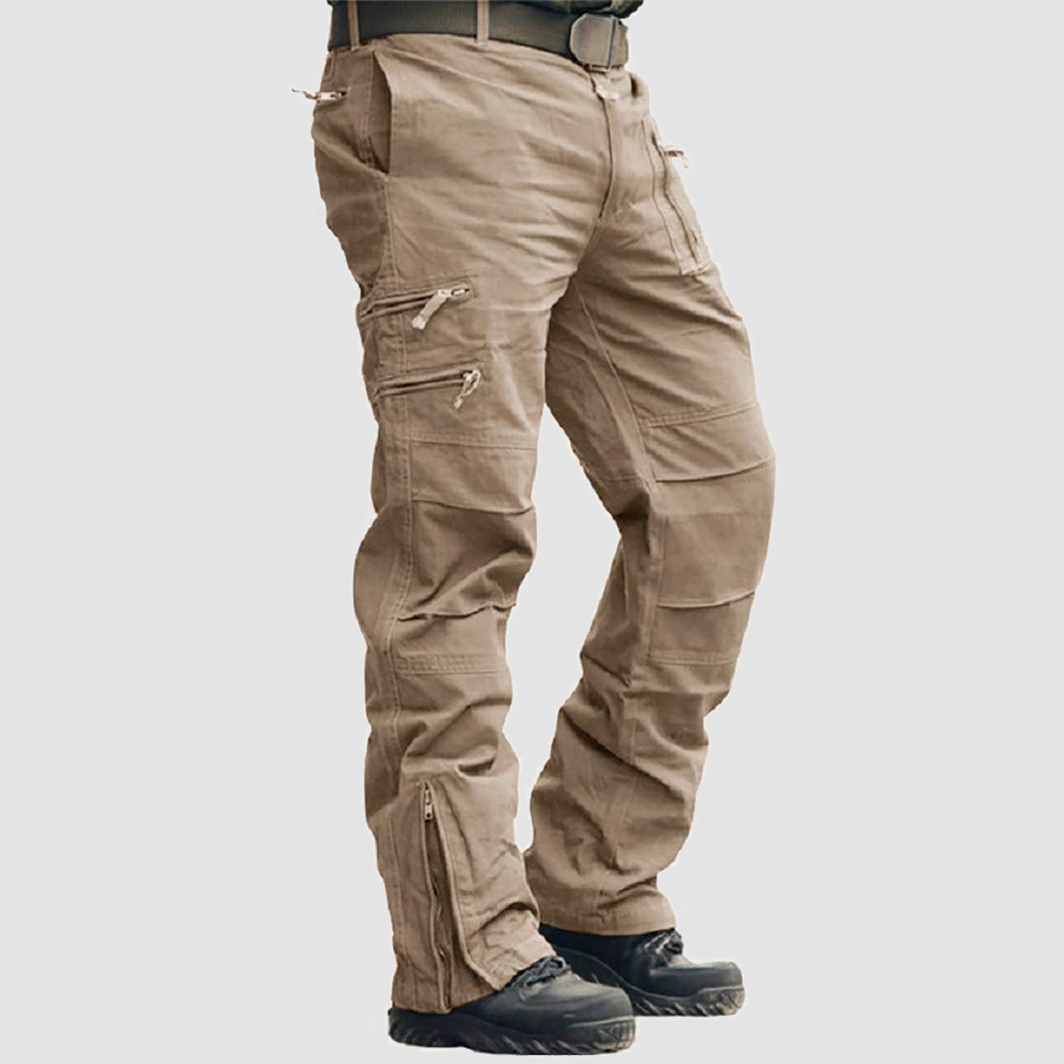 Men's Tactical Pants with 9 Pockets Ripstop Cargo Pants Lightweight Hiking