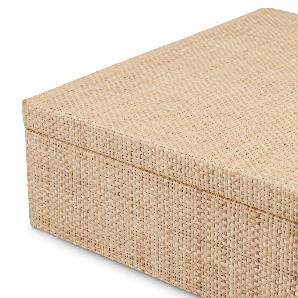 Casa Padrino caja de almacenaje de lujo natural 28 cm - Accesorios de lujo