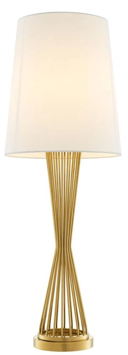 Casa Padrino l¨¢mpara mesa de luz hotel de lujo de oro 18 x 35 x H. 98 cm - colecci¨®n de hotel