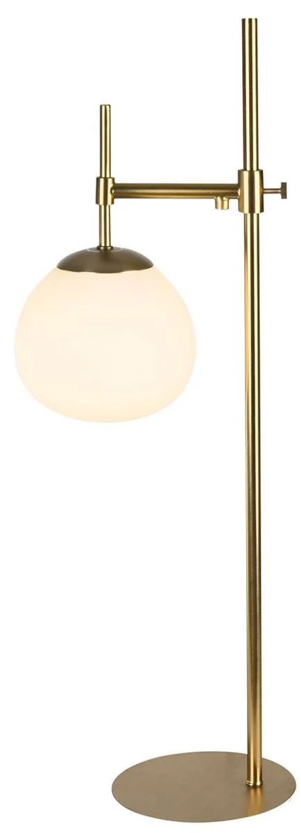 Casa Padrino Table Light Gold 17 x H. 65 cm - Living Room Table Lamp