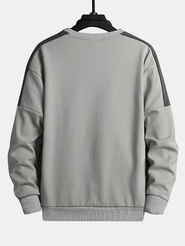 Mountain Graphic Print Crew Neck Sweatshirt