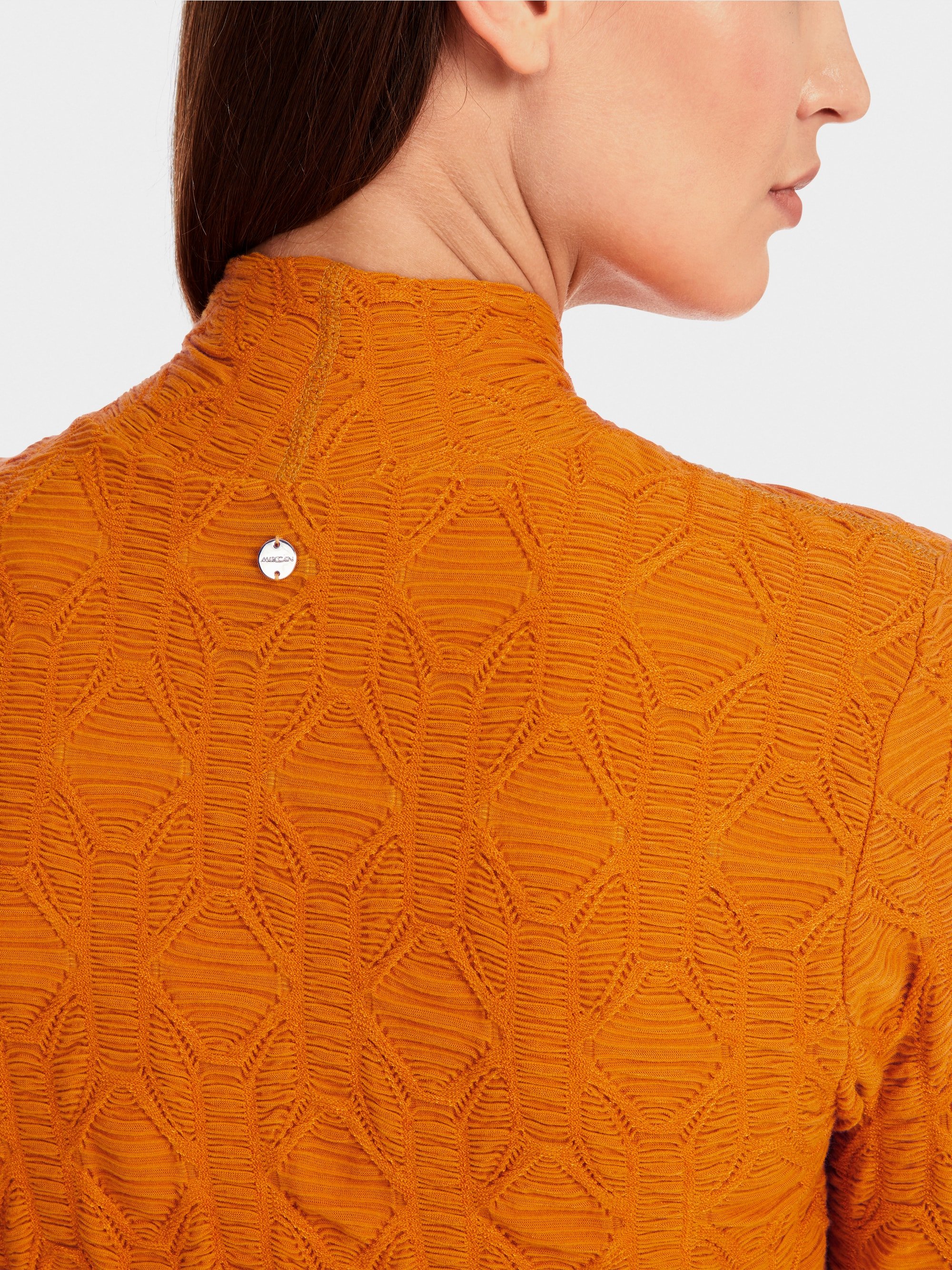 Marc-Cain Jersey dress in 3D structure