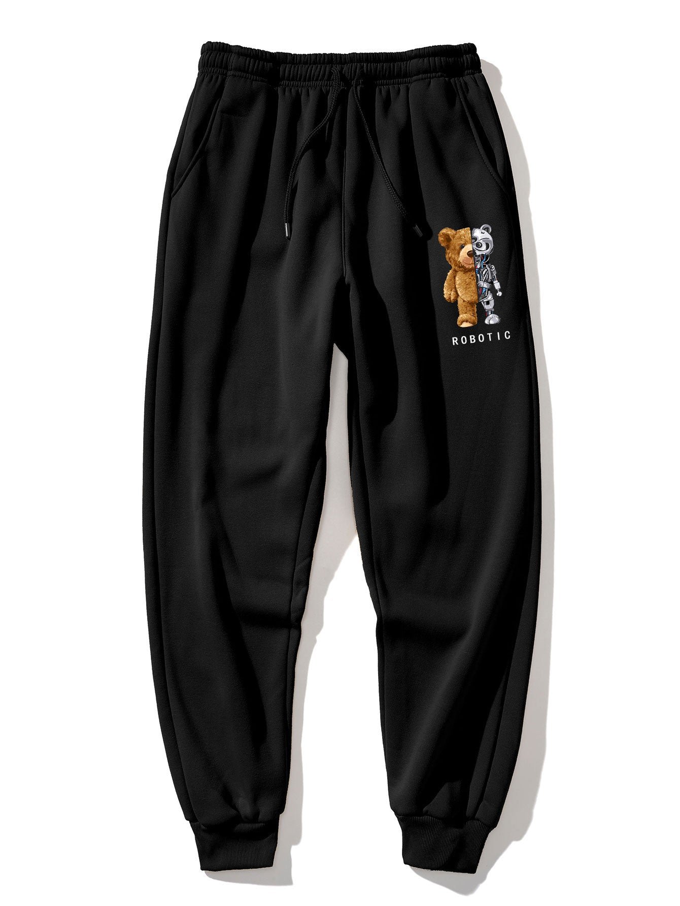 Robot Bear Graphic Hoodies & Jogger Pants