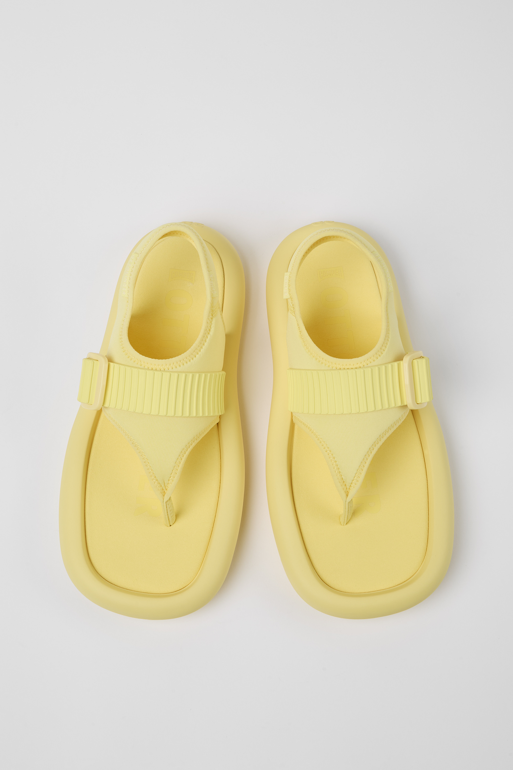 Ottolinger - Yellow sandals for men by Camper x Ottolinger