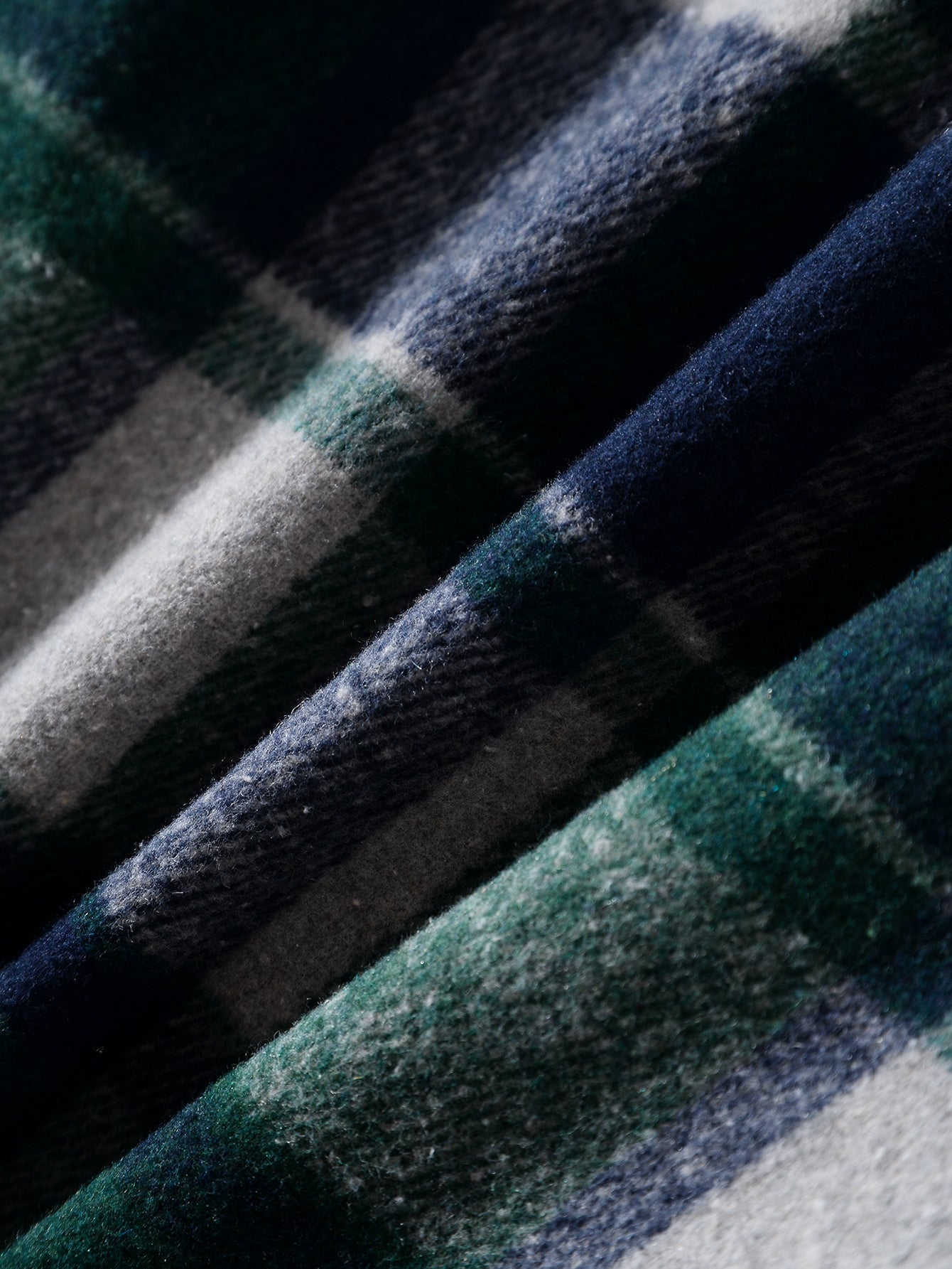 Contrast Panel Check Overshirt