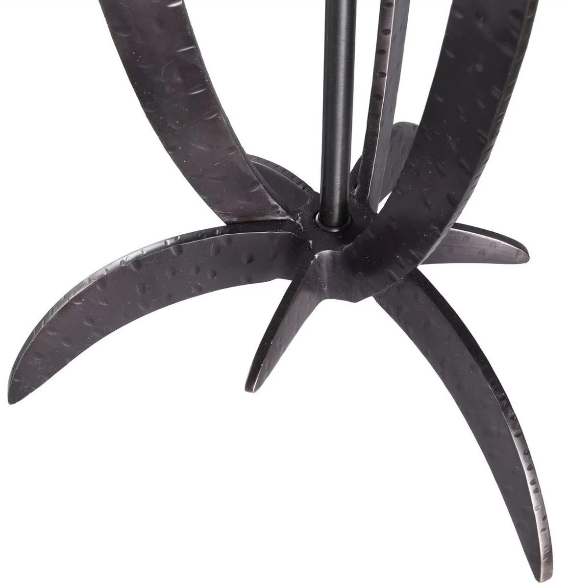 Casa Padrino lámpara de mesa de lujo bronce / blanco 40 x 38 x A. 95 cm - Elegante lámpara de escritorio con pantalla - Luces de Lujo