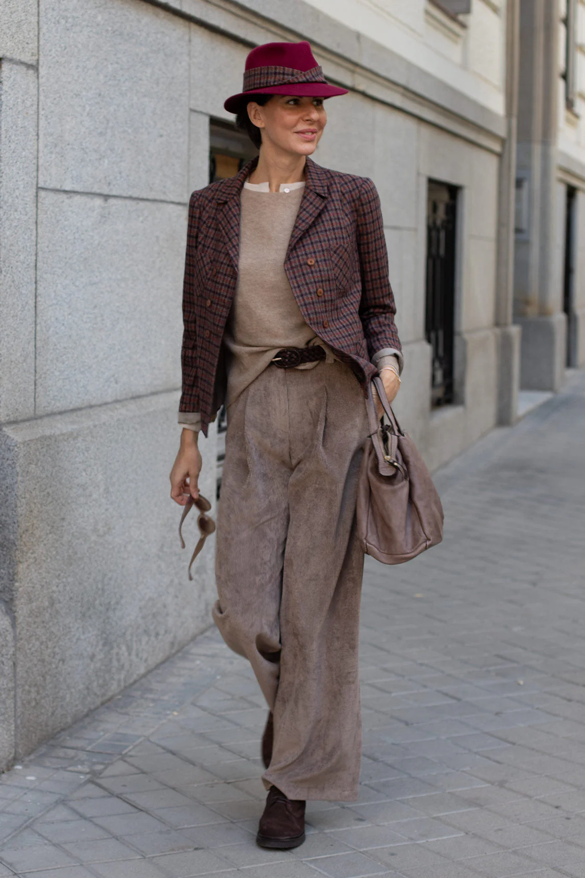 Rivera-spain Sombrero Verona burdeos | Rivera x Alexia Álvarez de Toledo