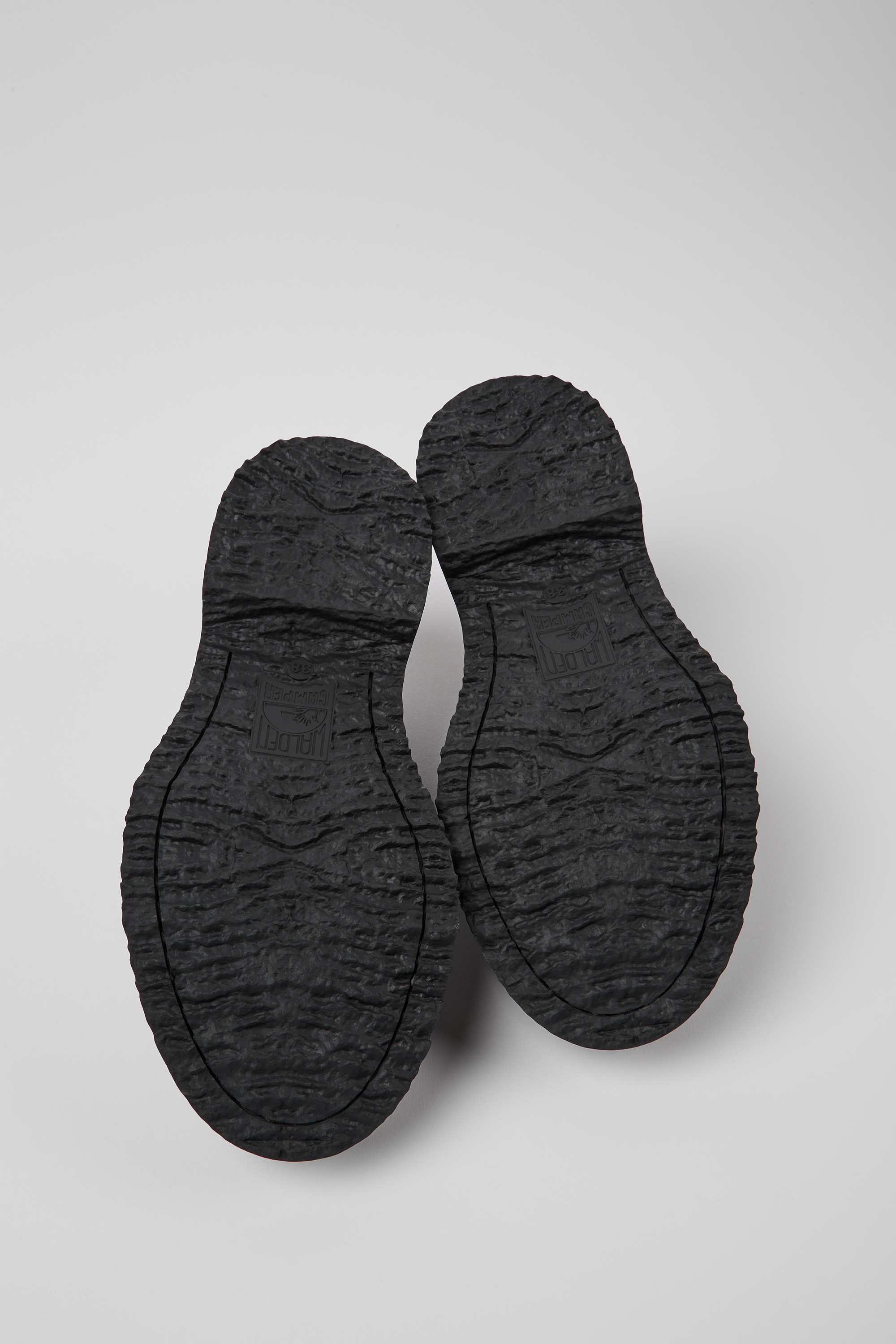 Walden - Black leather loafers for women