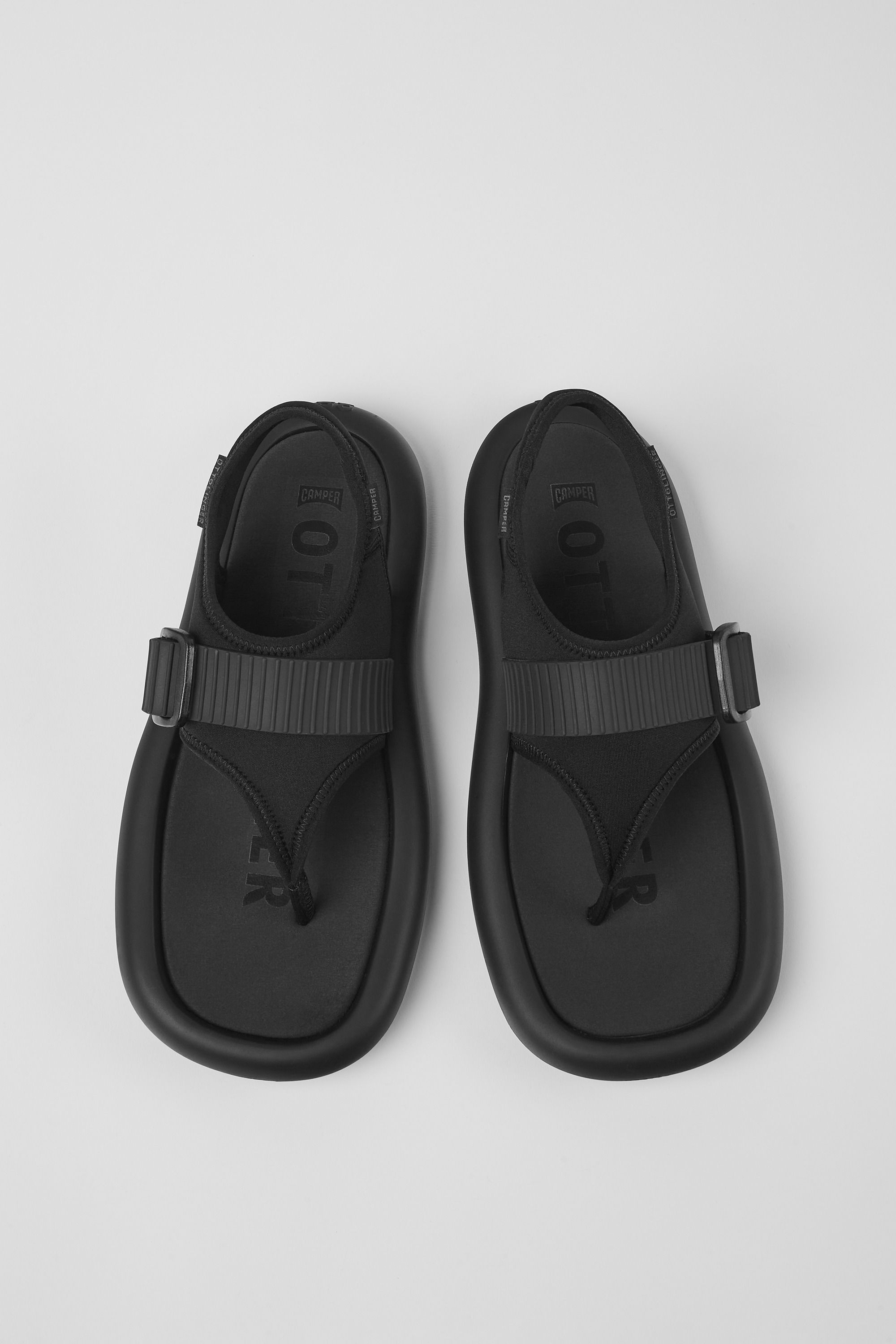 Ottolinger - Black sandals for women by Camper x Ottolinger