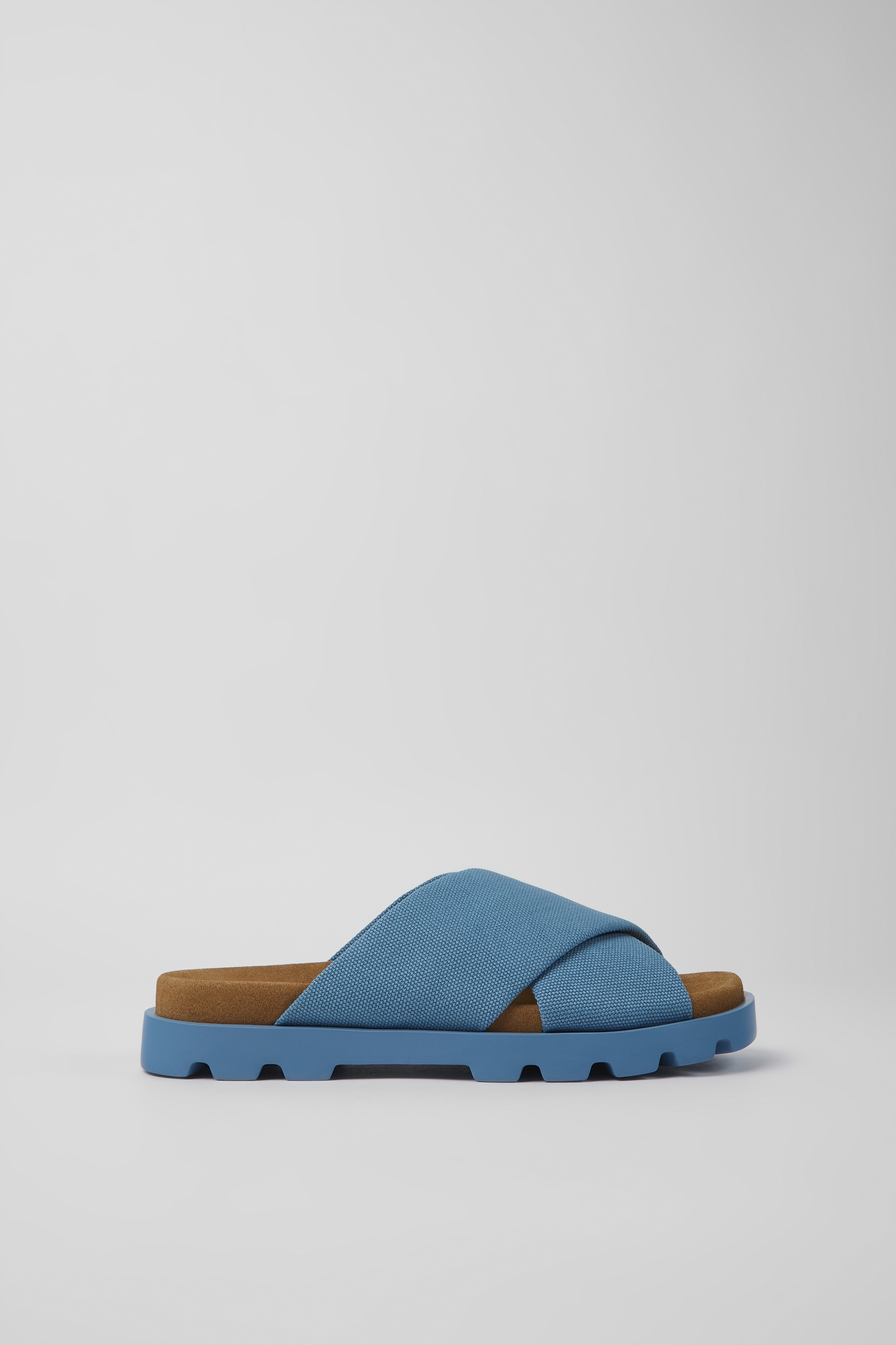 Brutus Sandal - Blue recycled cotton sandals for women