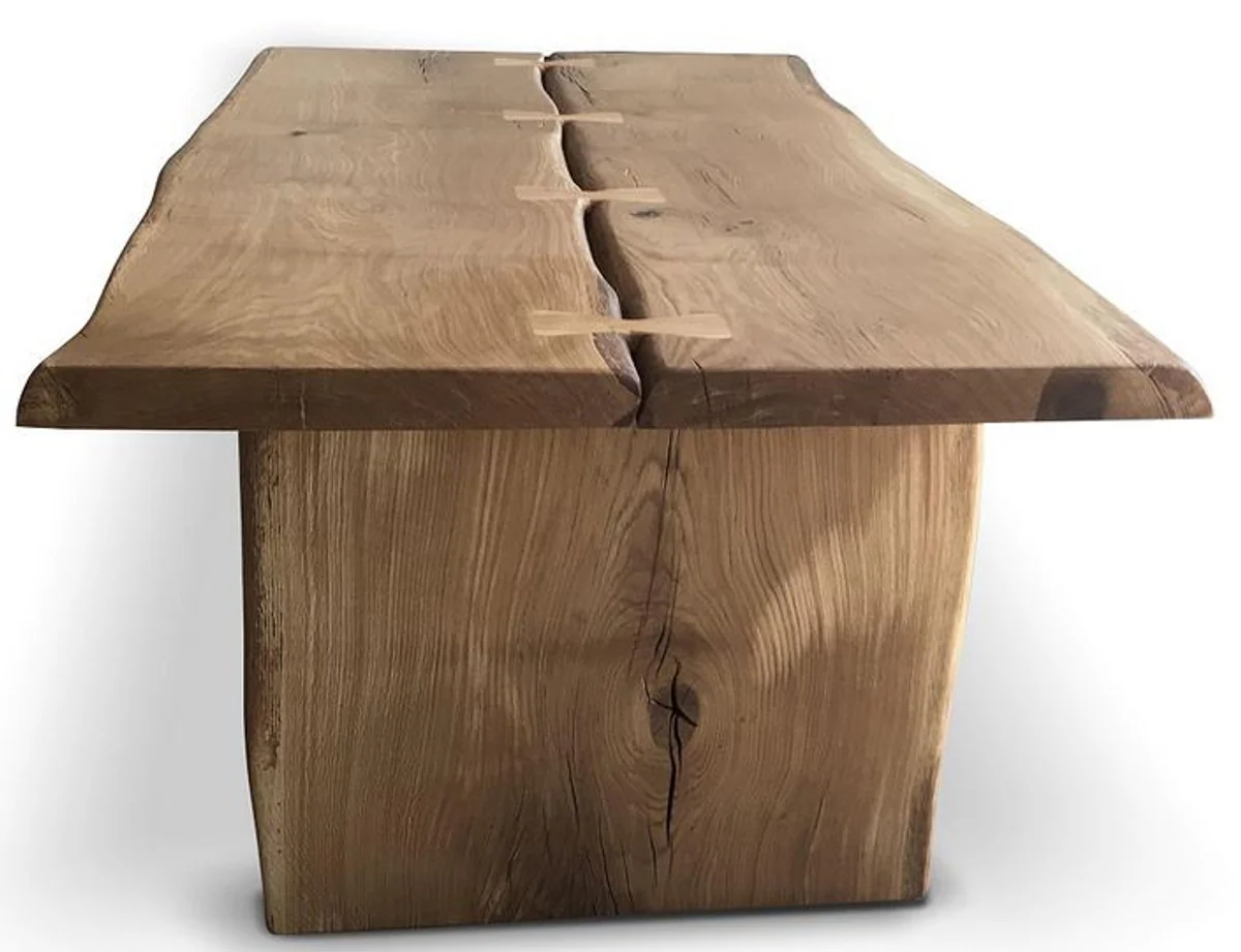 Casa Padrino Mesa de Comedor de Lujo de Madera Maciza 200 x 100 x A. 77 cm - Diferentes Colores - Mesa de Cocina R¨²stica - Muebles de Comedor