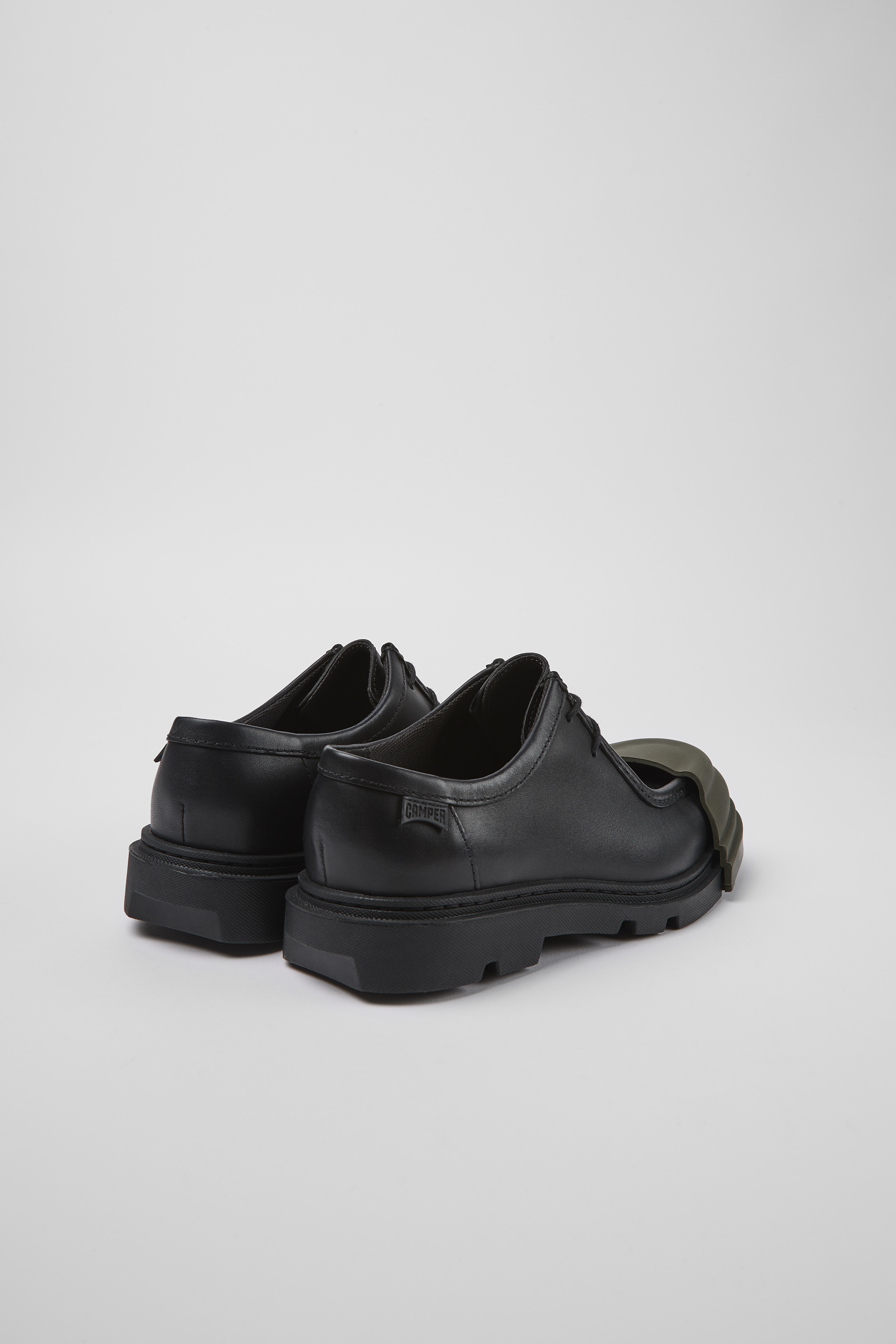 Junction - Black responsibly raised leather shoes for women
