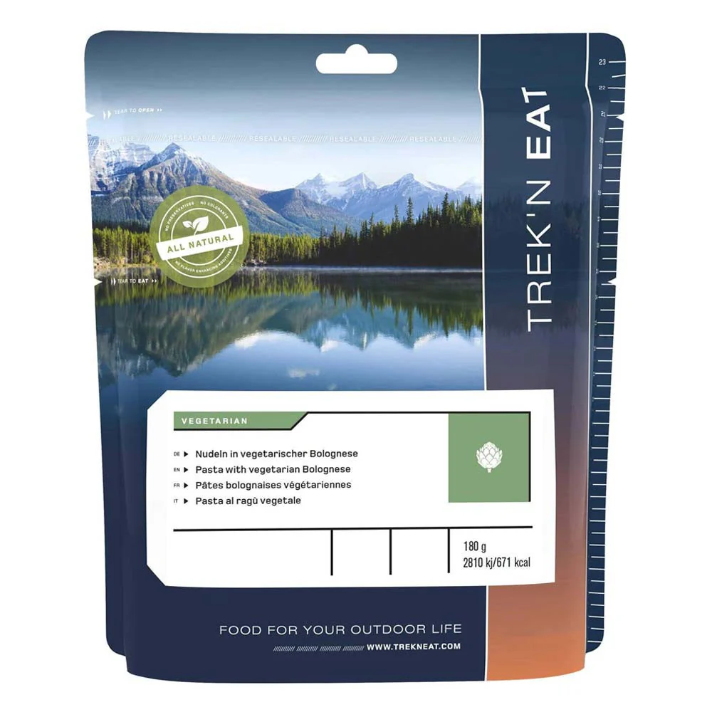 Comida liofilizada Trek'n Eat 180 g - Pasta a la boloñesa vegetariana