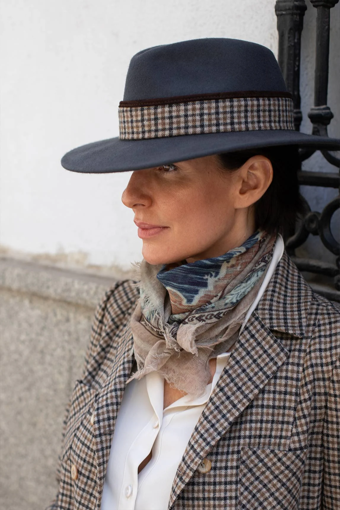 Rivera-spain Sombrero Verona gris | Rivera x Alexia Álvarez de Toledo